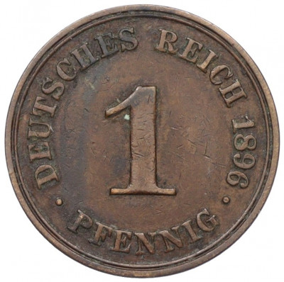 1 пфенниг 1896 года A Германия