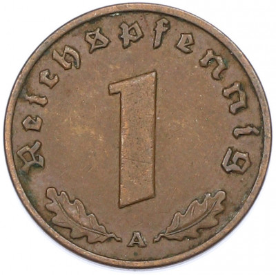 1 рейхспфенниг 1937 года A Германия