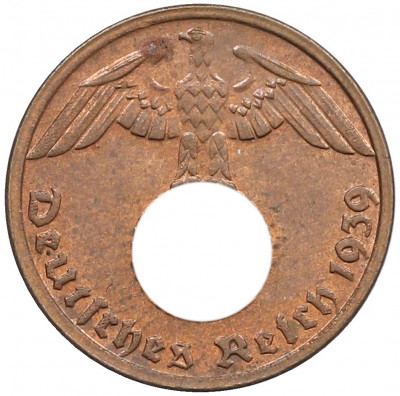 1 рейхспфенниг 1939 года G Германия