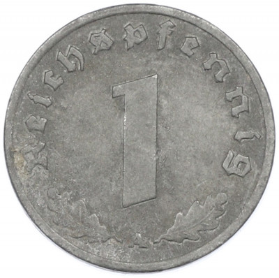 1 рейхспфенниг 1943 года A Германия