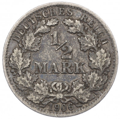 1/2 марки 1906 года A Германия