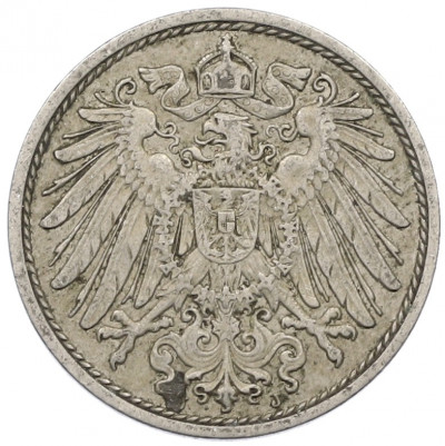 10 пфеннигов 1912 года J Германия