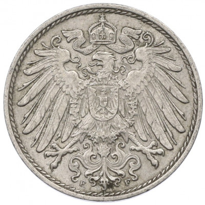 10 пфеннигов 1914 года F Германия