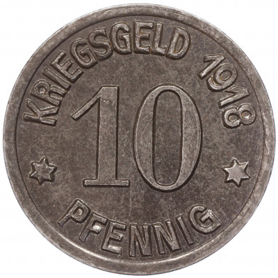10 пфеннигов 1918 года Германия — город Кобленц (Нотгельд)