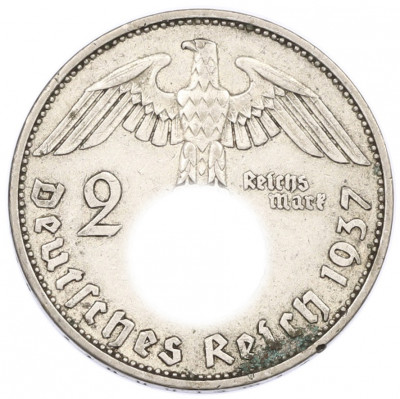 2 рейхсмарки 1937 года A Германия