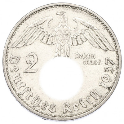 2 рейхсмарки 1937 года A Германия