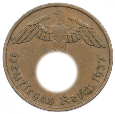 2 рейхспфеннига 1937 года A Германия