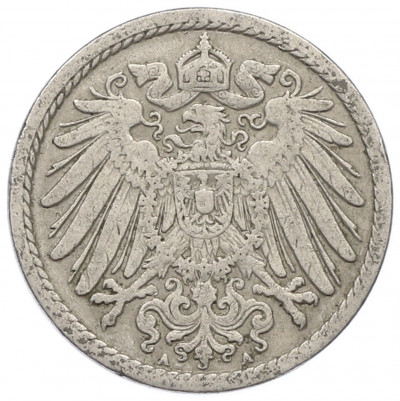 5 пфеннигов 1904 года A Германия