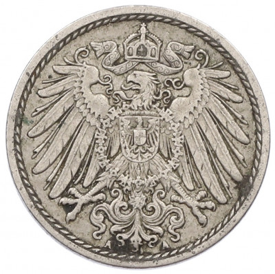 5 пфеннигов 1912 года A Германия