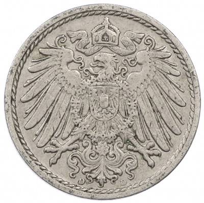 5 пфеннигов 1914 года D Германия