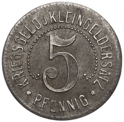 5 пфеннигов 1918 года Германия — город Нюртинген (Нотгельд)