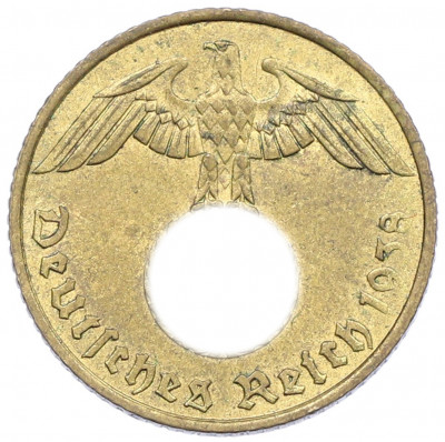 5 рейхспфеннигов 1938 года A Германия