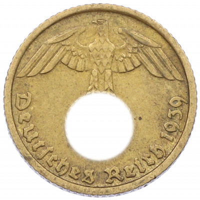 5 рейхспфеннигов 1939 года D Германия