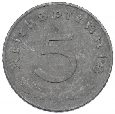 5 рейхспфеннигов 1941 года J Германия