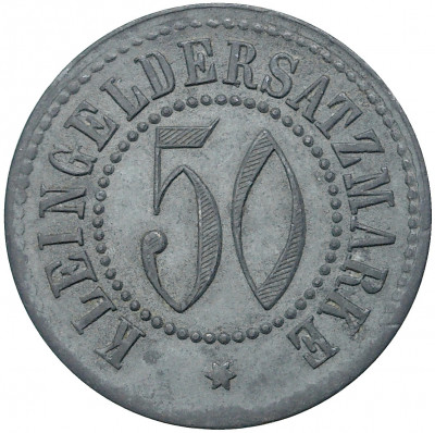 50 пфеннигов 1918 года Германия — город Вайда (Нотгельд)