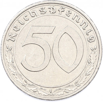 50 рейхспфеннигов 1939 года A Германия