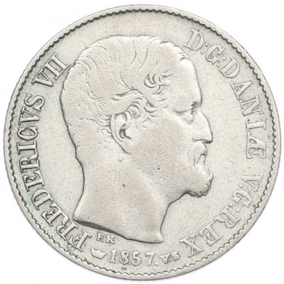 16 скиллингов 1857 года Дания