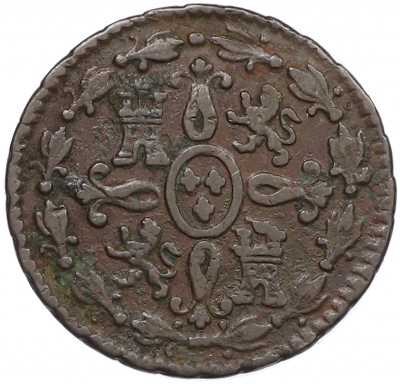 2 мараведи 1828 года Испания
