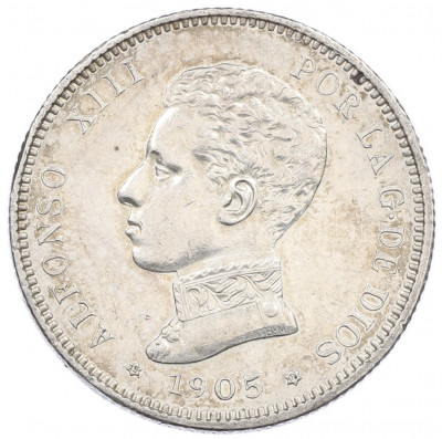 2 песеты 1905 года Испания