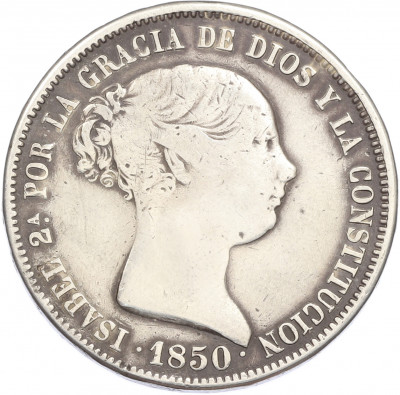 20 реалов 1850 года Испания