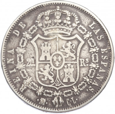 20 реалов 1850 года Испания