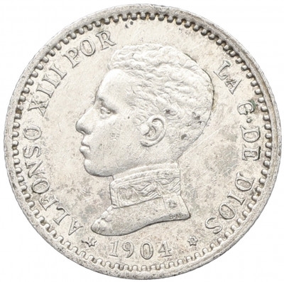 50 сентимо 1904 года Испания
