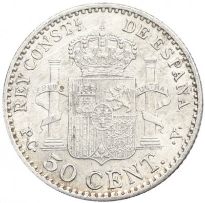50 сентимо 1904 года Испания