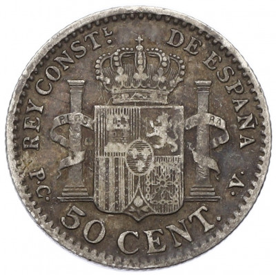 50 сентимо 1910 года Испания