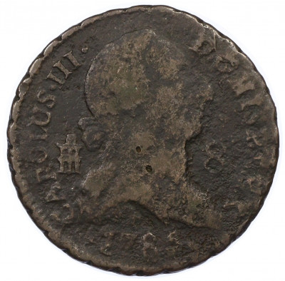 8 мараведи 1785 года Испания