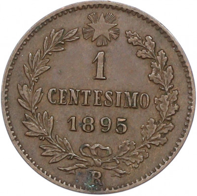 1 чентезимо 1895 года Италия