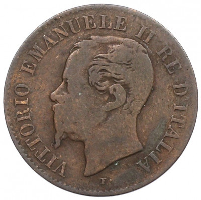 2 чентезимо 1867 года M Италия
