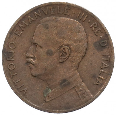 2 чентезимо 1911 года Италия
