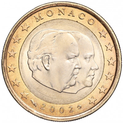 1 евро 2002 года Монако