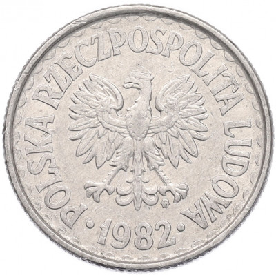 1 злотый 1982 года Польша