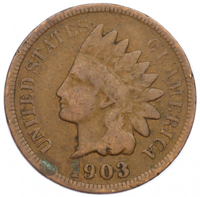 1 цент 1903 года США