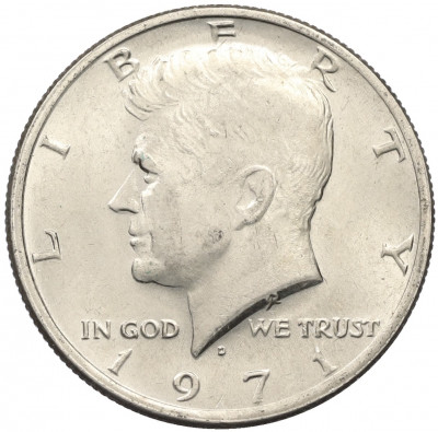 1/2 доллара (50 центов) 1971 года D США