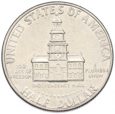 1/2 доллара (50 центов) 1976 года США «200 лет Независимости»