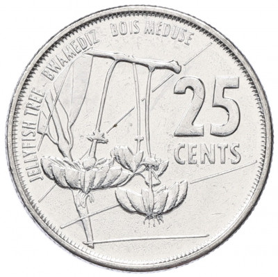 25 центов 2021 года Сейшелы