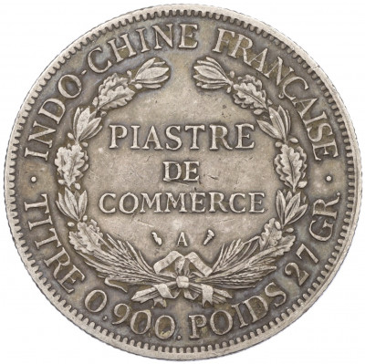 1 пиастр 1909 года Французский Индокитай