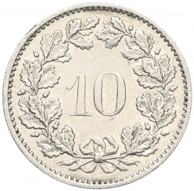10 раппенов 1973 года Швейцария