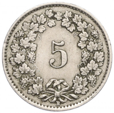 5 раппенов 1928 года Швейцария