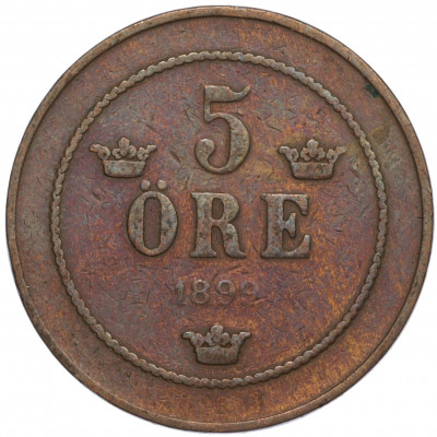 5 эре 1899 года Швеция