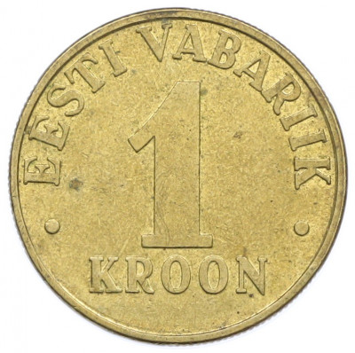 1 крона 2000 года Эстония