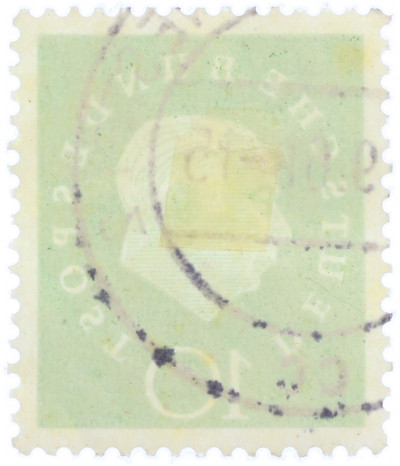Почтовая марка 10 пфеннигов 1959 года Западная Германия (ФРГ) «Теодор Хойс»