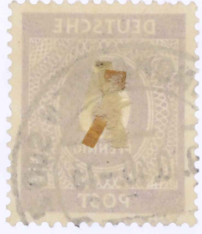 Почтовая марка 6 пфеннигов 1946 года Германия (Союзная Оккупационная зона)