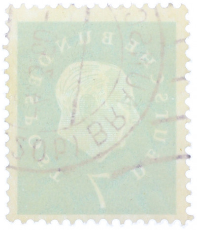 Почтовая марка 7 пфеннигов 1959 года Западная Германия (ФРГ) «Теодор Хойс»