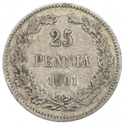 25 пенни 1901 года Русская Финляндия