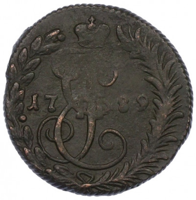 Денга 1789 года КМ