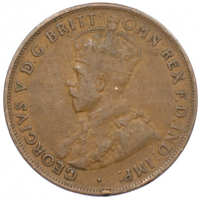 1 пенни 1921 года Австралия