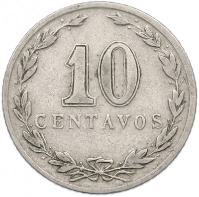 10 сентаво 1939 года Аргентина